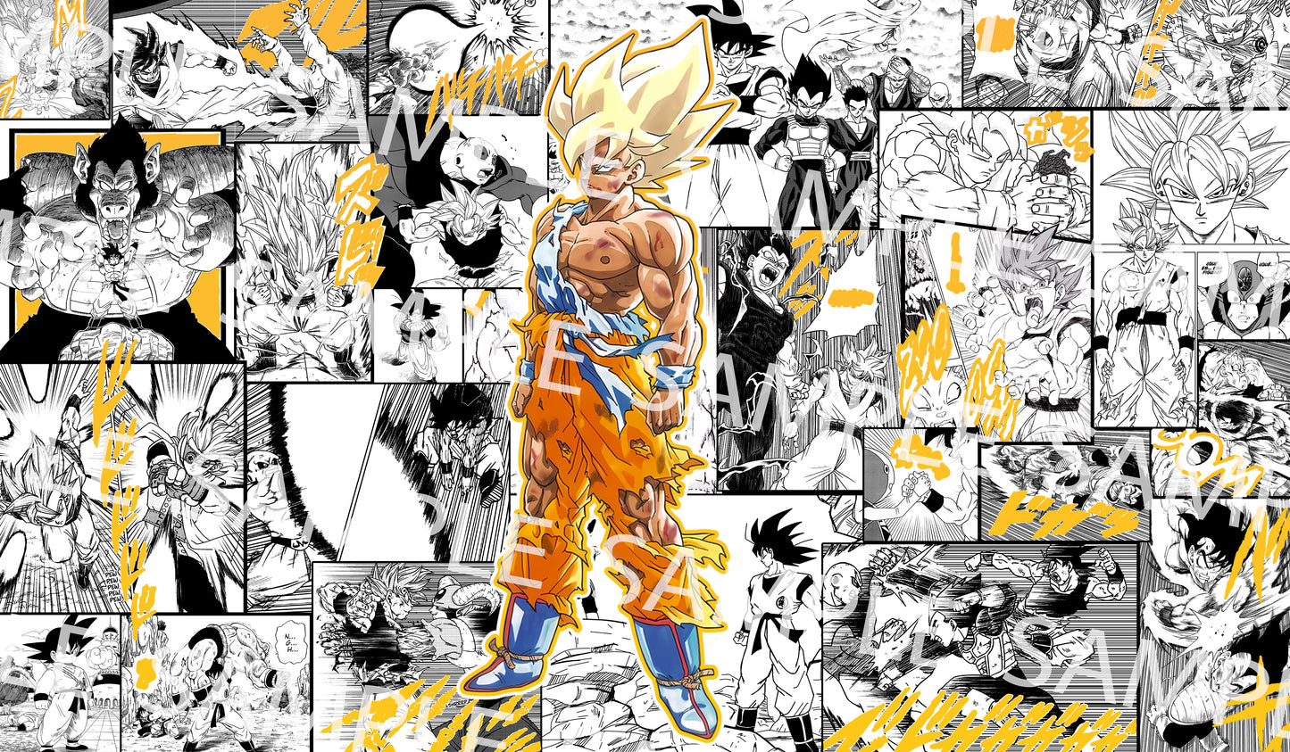 Dragon Ball Playmat Son Goku Super Saiyan
