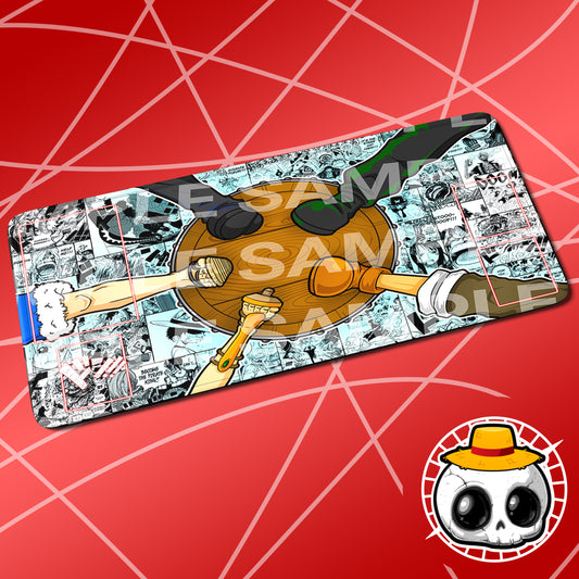 One Piece Straw Hats East Blue Barrel Playmat