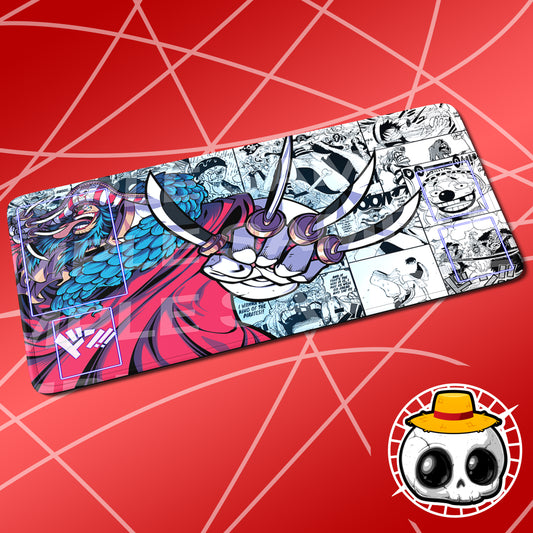 One Piece Buggy The Clown Playmat