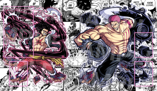 One Piece Playmat Monkey.D.Luffy VS. Charlotte Katakuri
