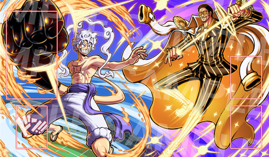 One Piece Playmat Monkey.D.Luffy VS. Borsalino Kizaru