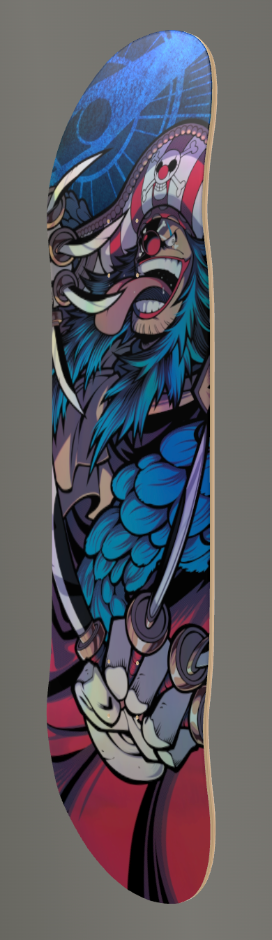 One Piece Limited edition Skateboard Deck