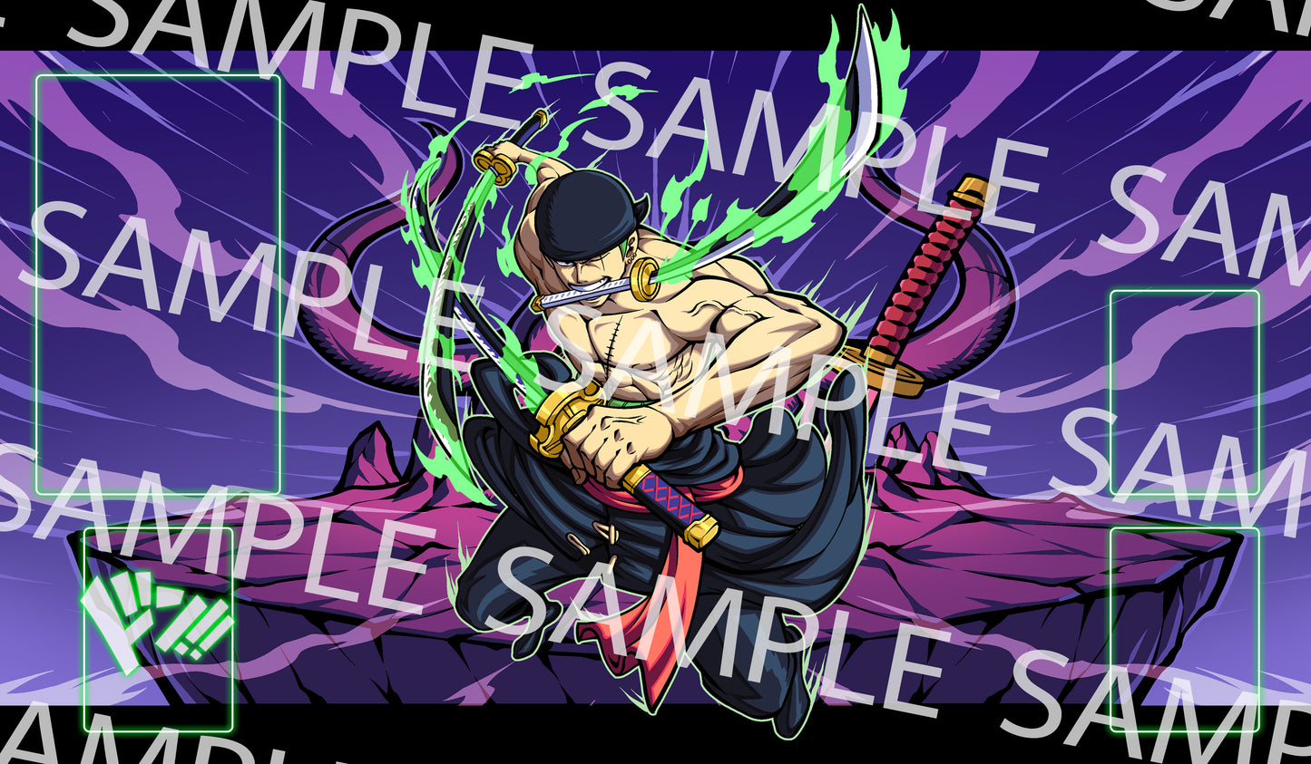 One Piece Roronoa Zoro Playmat