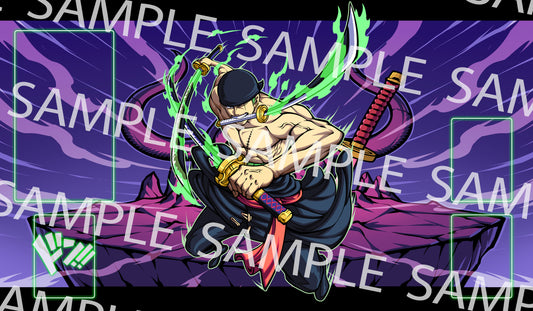 One Piece Roronoa Zoro Playmat