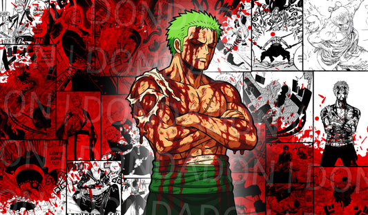 One Piece Zoro Nothing Happened Playmat