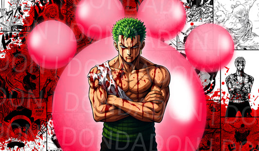 One Piece Zoro Nothing Happened Playmat